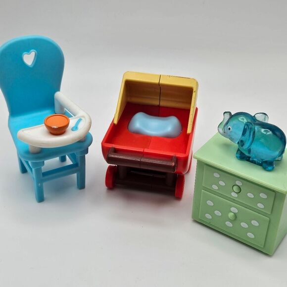 RARE Peppa Pig Baby Alexander's Visit Playset Complete Light Up Elephant Light - Picture 2 of 4